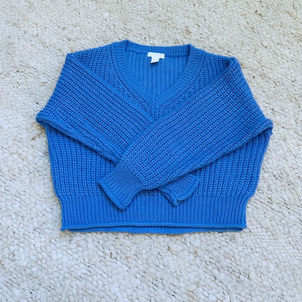H&M Baby Purple(S size) and Blue(M size)Knit Sweaters. New - Picture 5 of 11